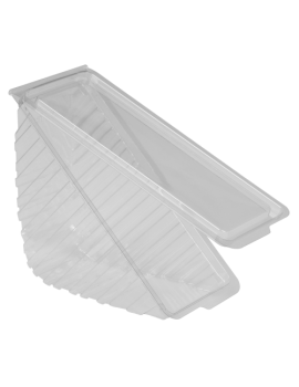 Sandwich tray, triangular, with hinged lid 5201